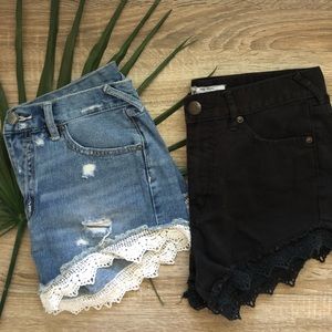 Free People shorts bundle